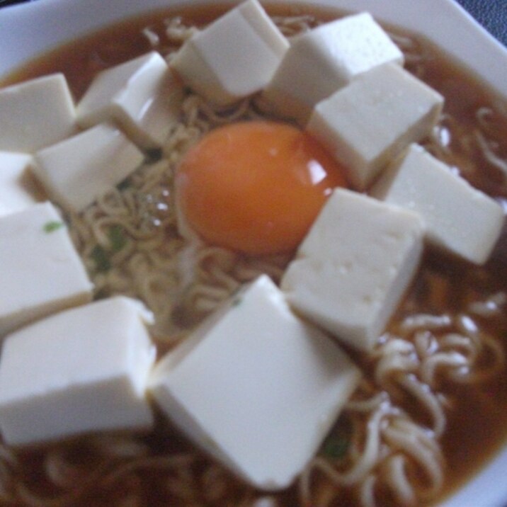 湯豆腐月見ラーメン